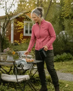 Finnveden Dam Powerfleecejacka Pinewood - Cherry Pink *