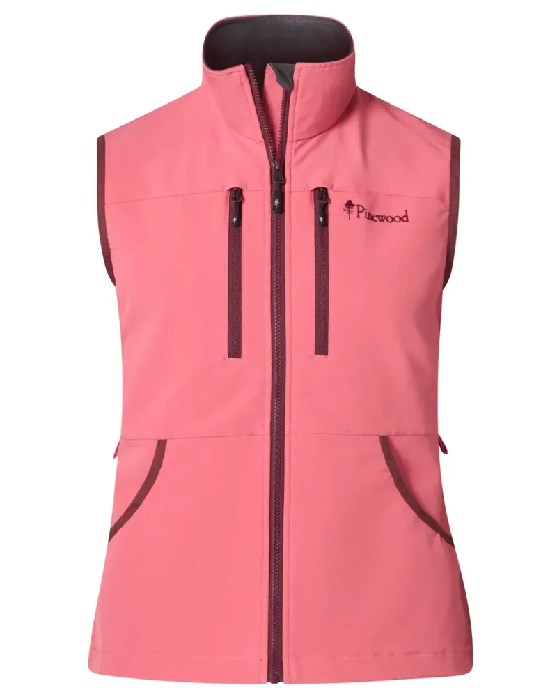 Pinewood Hundsport Dam Stretchväst Pinewood - Cherry Pink *