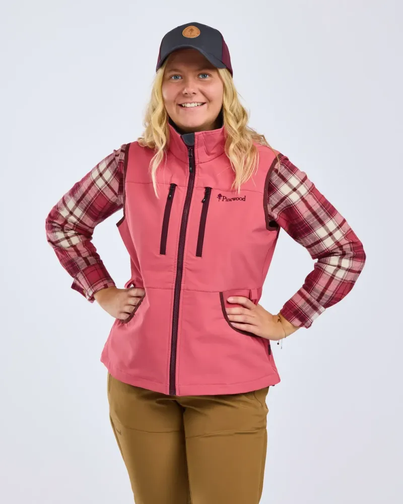 Pinewood Hundsport Dam Stretchväst Pinewood - Cherry Pink *