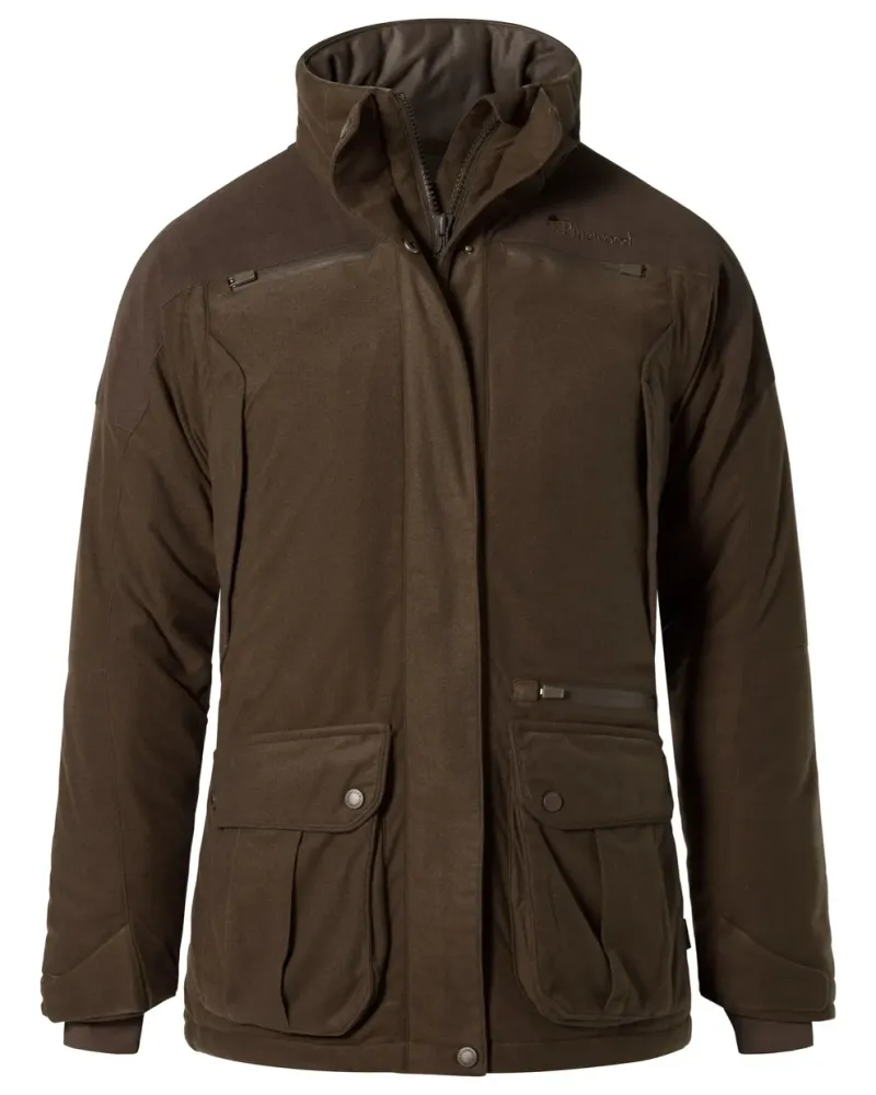 Småland Forest 2.0 Dam Vadderad Jacka Pinewood - Suede Brown *
