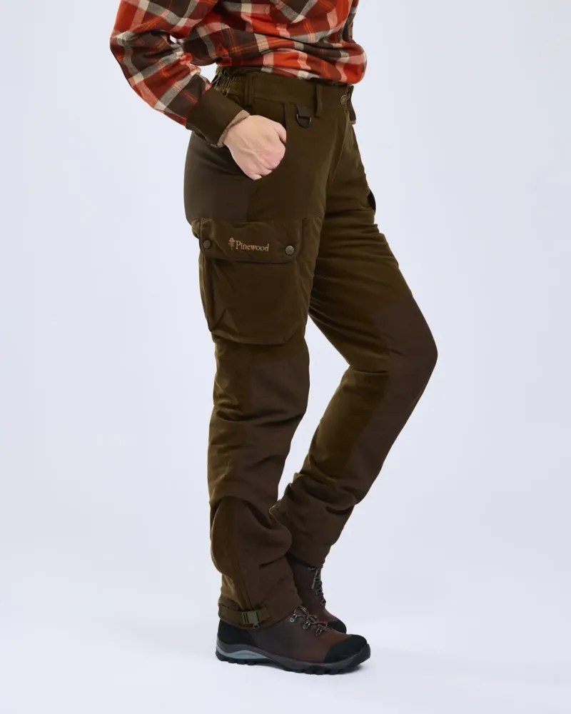 Småland Forest 2.0 Dam Vadderade Byxor Pinewood - Suede Brown *