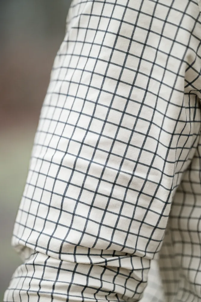 Oxford Skytteskjorta Seeland - Dark Sapphire Check *
