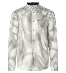 Oxford Skytteskjorta Seeland - Dark Sapphire Check *