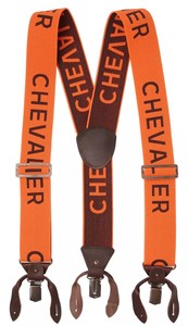 Hängslen Chevalier Logo - High Vis Orange 