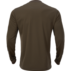 Mountain Hunter L/S T-shirt Härkila - Hunting Green/Shadow Brown 