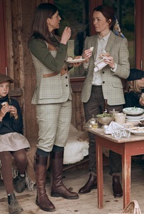 Advie Breeks Dam Chevalier - Willow Green Checked 
