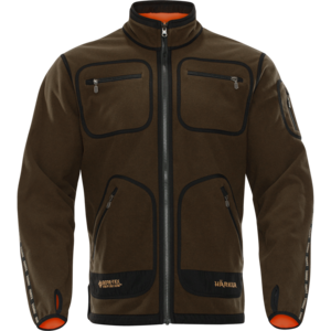 Kamko Fleecejacka Härkila - Hunting Green/Orange Blaze 
