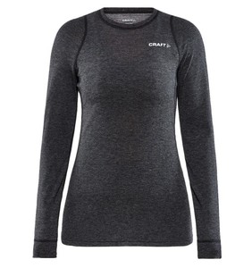 Core Wool Merino Set Women Craft - Black Melange
