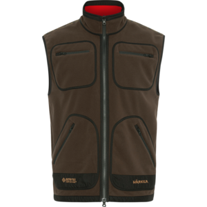 Kamko Fleece Väst Härkila - Brown/Red 
