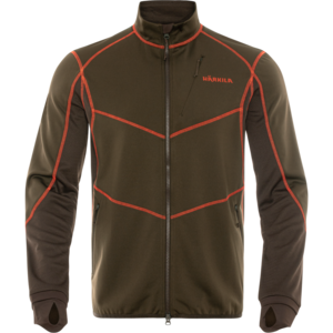 Härkila Scandinavian Fleece Jacka - Willow Green/Shadow Brown 