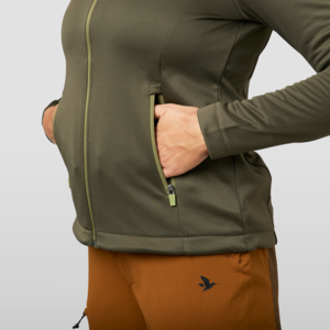 Emily Fleece Dam Seeland - Dark Brown 