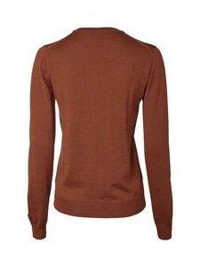 Blaise V-Neck Merino Pullover Chevalier - Amber 