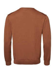 Aston V-Neck Merino Pullover Chevalier - Amber 
