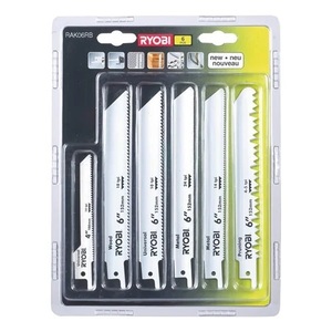 Ryobi RAK06RB Sågblad Tigersåg 6 delar