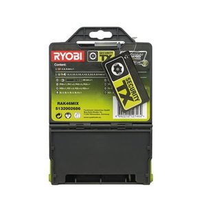 Ryobi RAK46MIX Borr-/Bitssats 46 delar 