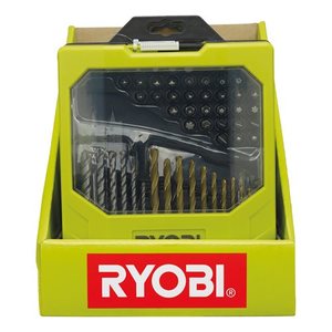 Ryobi RAK69MIX Borr-/Bitssats 69 delar 