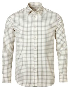 Luton Shooting Fit Shirt Chevalier - Hunter Green Tattersall 