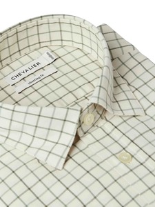 Luton Shooting Fit Shirt Chevalier - Hunter Green Tattersall 