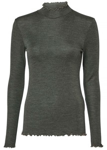 Haven Longsleeve Wool Top Dam Chevalier - Midnight Pine 