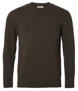 Wykin Wool Pullover Chevalier - Dark Brown 