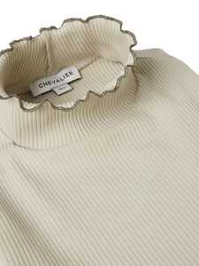 Kelly Longsleeve Top Dam Chevalier - Sandstone 