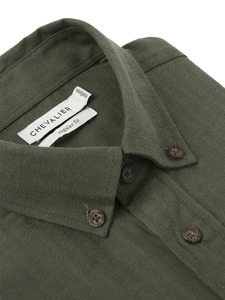 Dalby Regular Fit Shirt Chevalier - Dark Green 