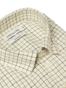 Dollis Shooting Fit Wool Shirt Dam Chevalier - Soft Green Tattersall 