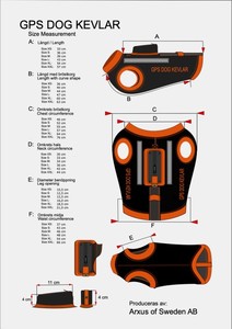 Hundväst GPS Dog Kevlar Arxus 