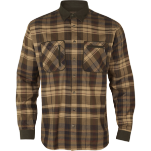 Pajala Skjorta Härkila - Beige w/brown 