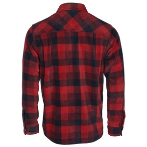 Finnveden Canada Fleece Skjorta Pinewood - Röd/Svart 
