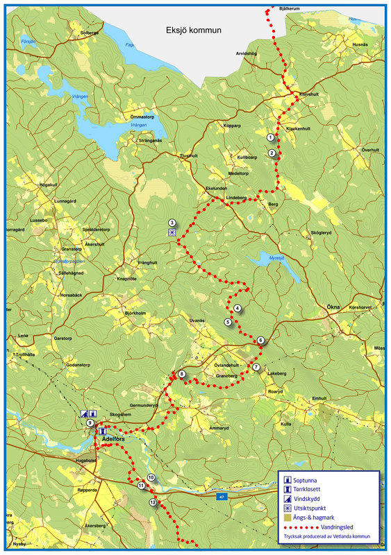 Höglandsleden Repperda - Knivshult