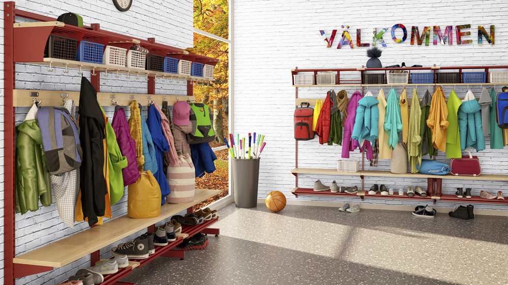 Cloak room school