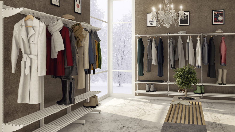 Cloak room auditorium