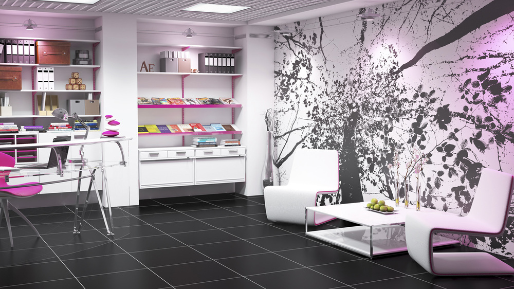 Pink office