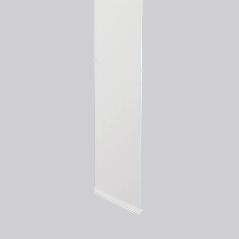 Gaveltäckning, djup 290, 374 eller 542mm, frostat glas