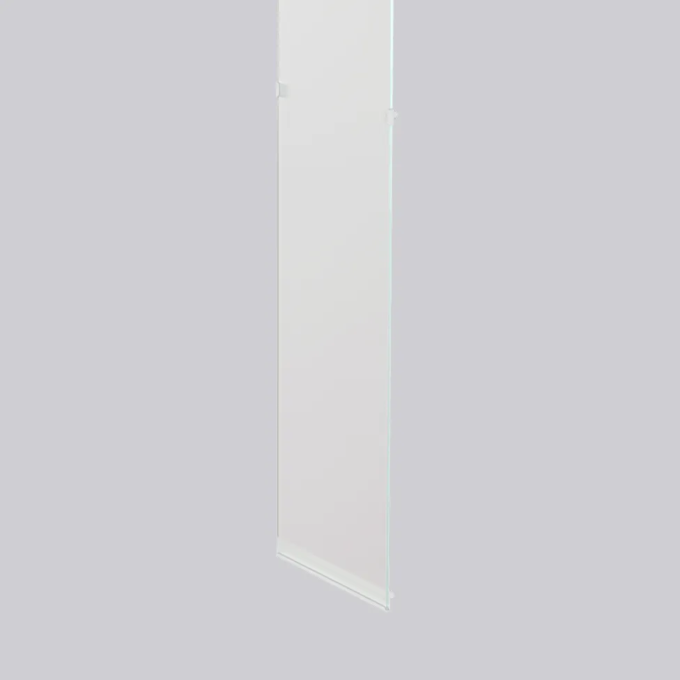 Gaveltäckning, djup 290, 374 eller 542mm, frostat glas