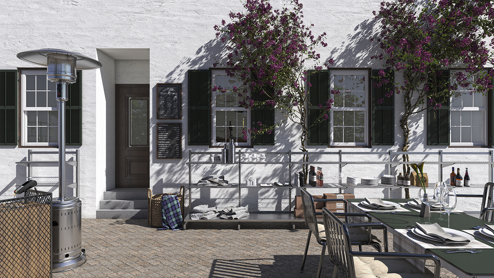 Outdoor seating