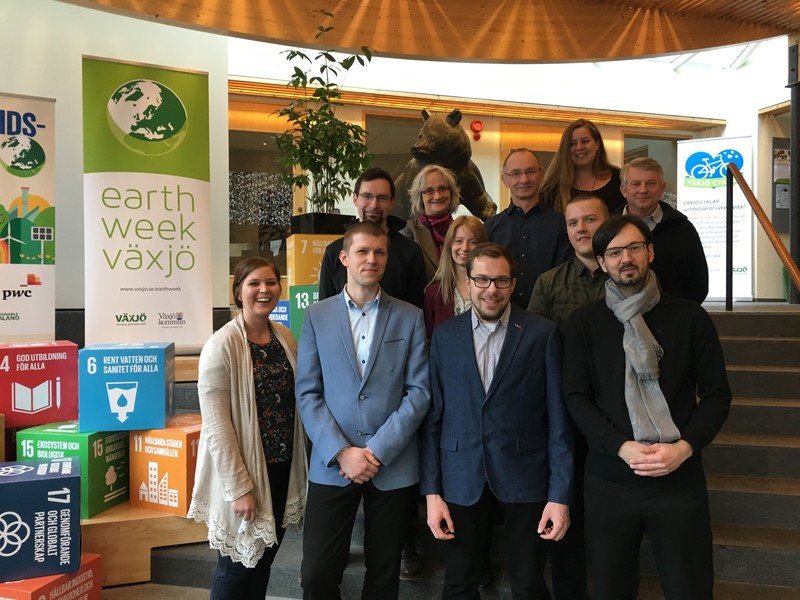 Group picture of CoBiUM project participants in Växjö foto Johanna Wallin