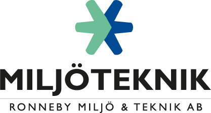 Logotype Ronneby miljöteknik.