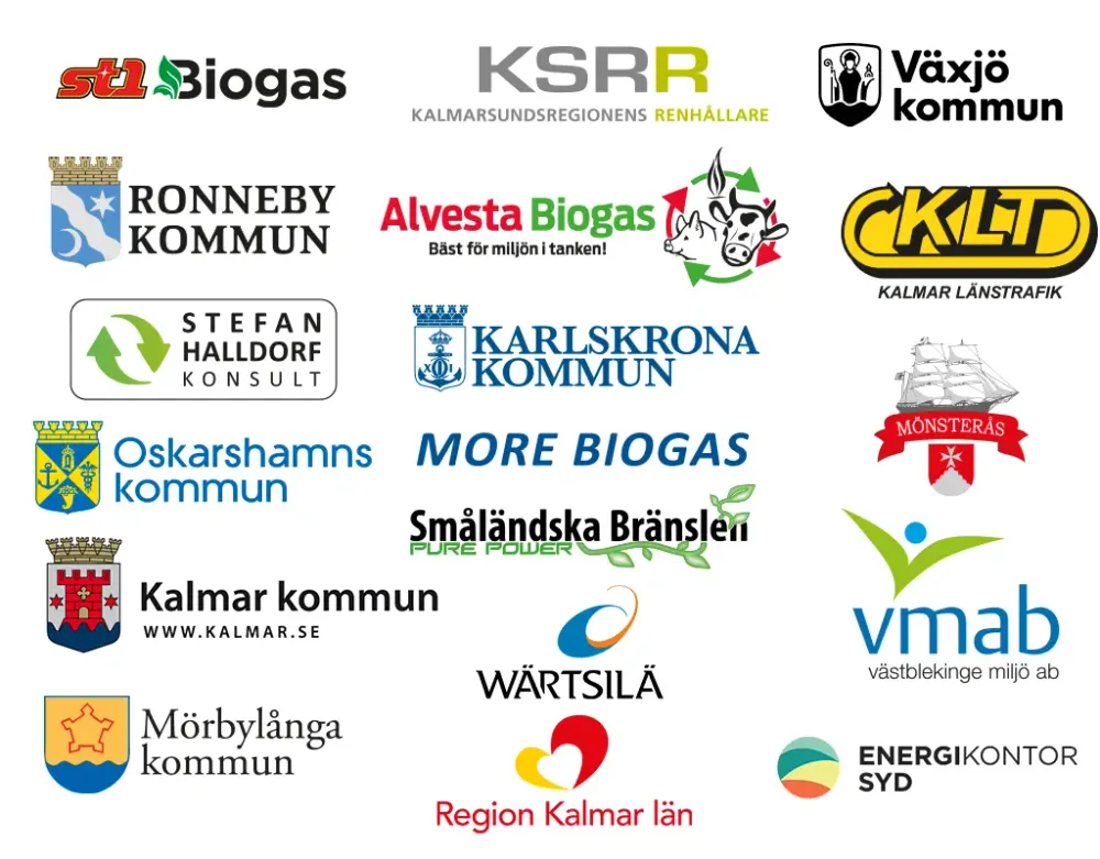 Alla medlemmars loggor.