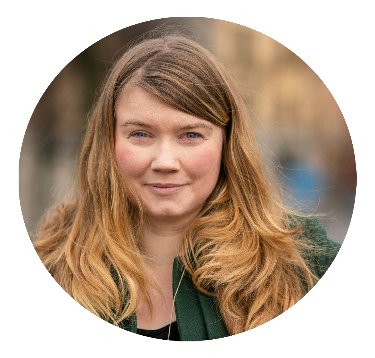 Foto på kvinna (Johanna Lakso).