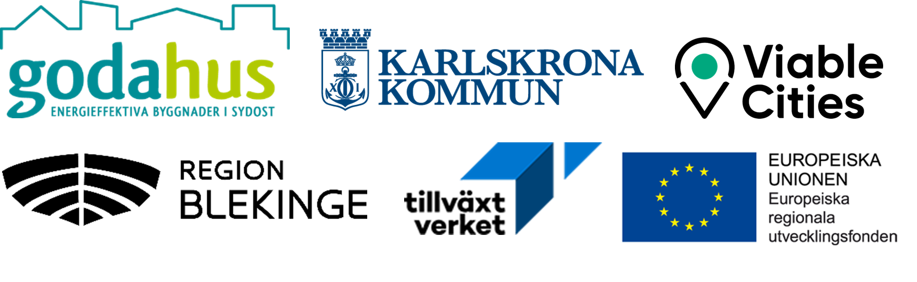 Loggor från finansiärer.