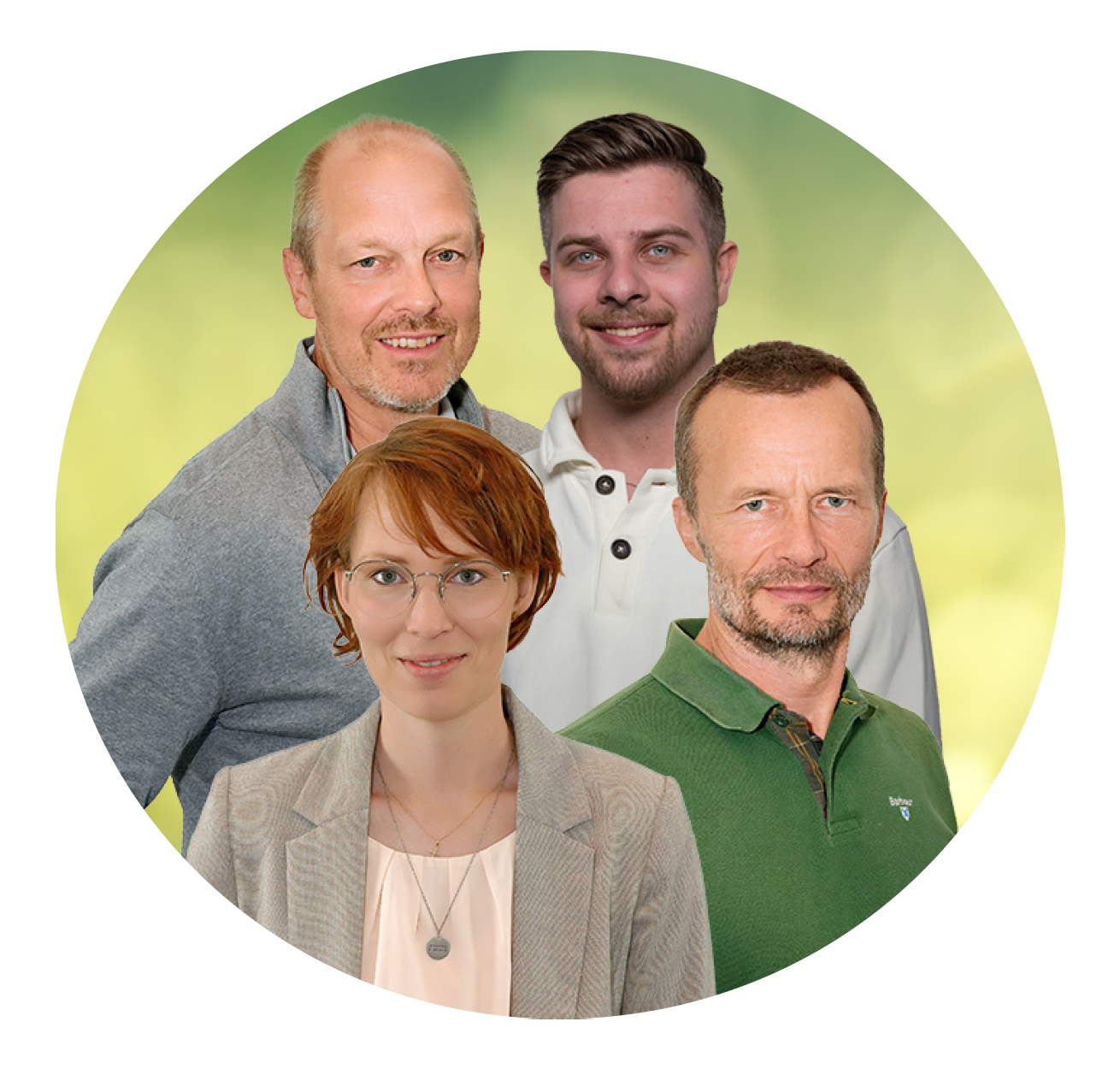 Foto på Roger Gunnarsson, Teodor Kandefelt, Anna Månsson och Pierre Ståhl.