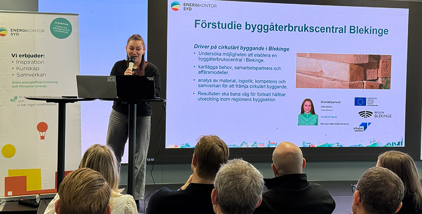 Byggåterbruk engagerar Blekinge