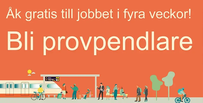 Kampanjen Bli provpendlare lanserades i Diö den 12 december 
