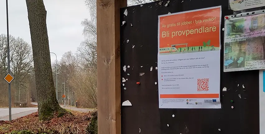 Provpendlare minskade koldioxidutsläpp med över 600 kg