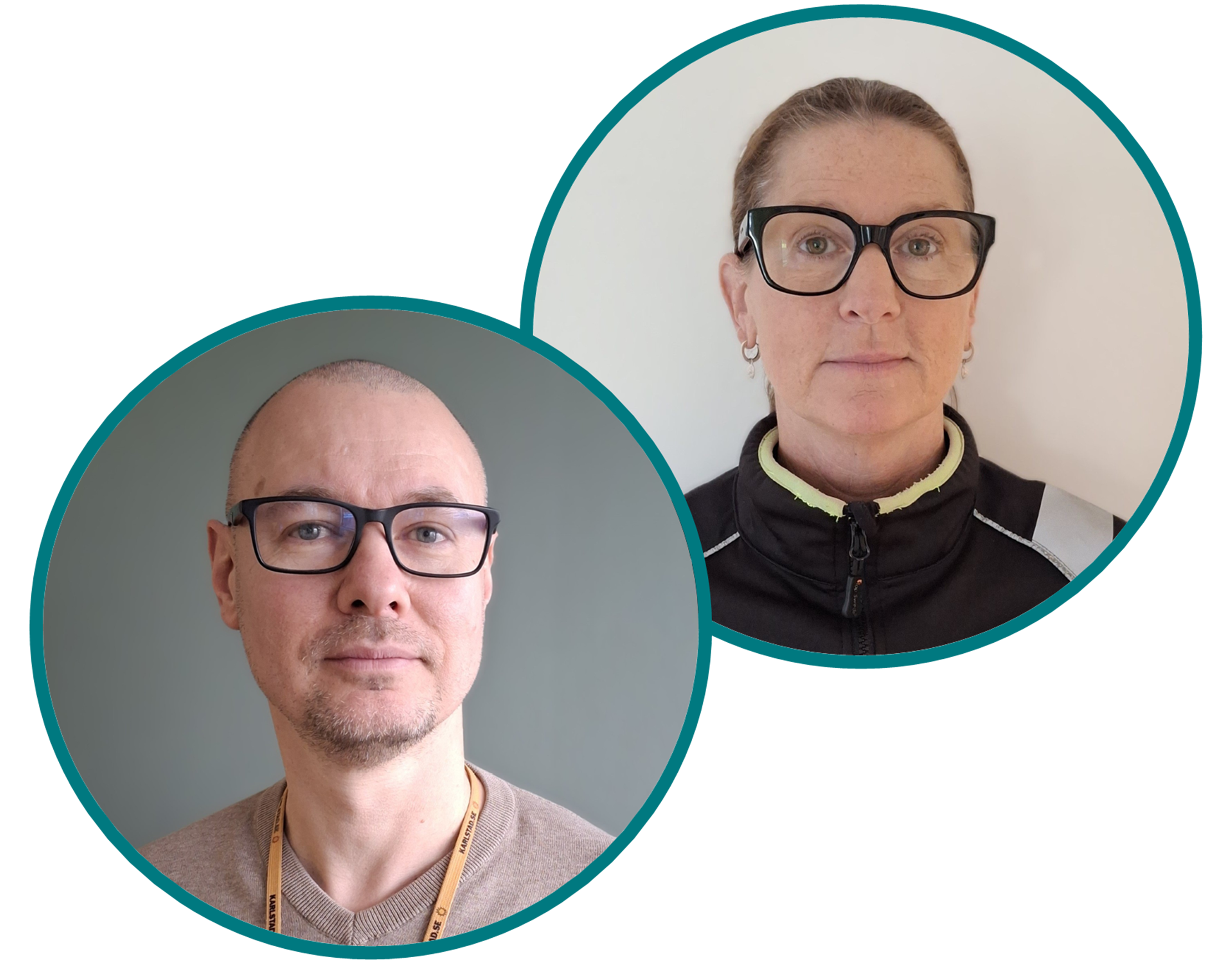 Foto på Nebosja Petrovic och Jenny Segolsson.