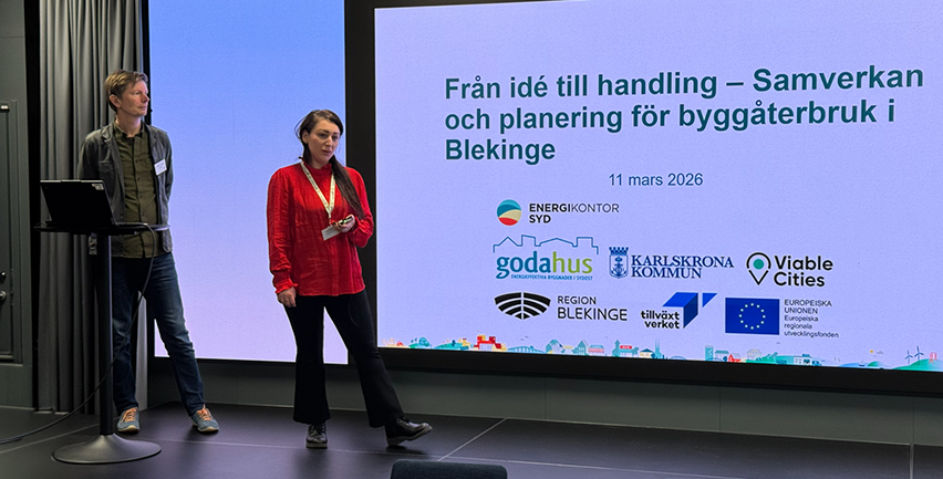 Vidare steg för att utveckla byggåterbruket i Blekinge