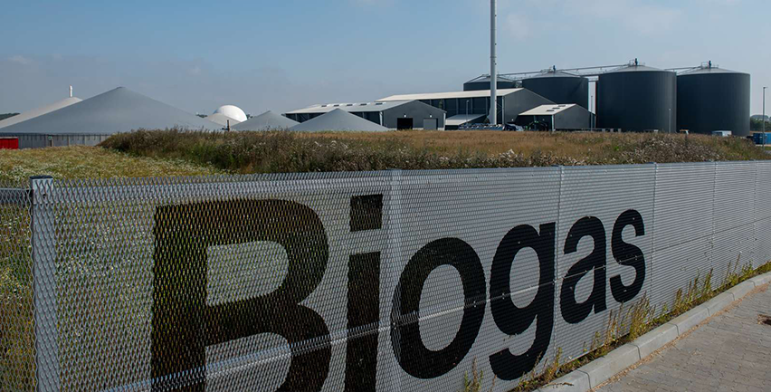 Biogasanläggning.