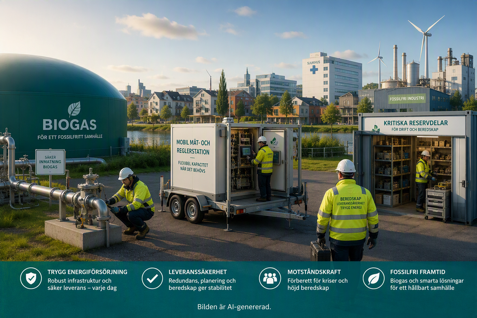 Energimyndigheten: Energiberedskapsklivet – Försörjningsberedskap för gasnät